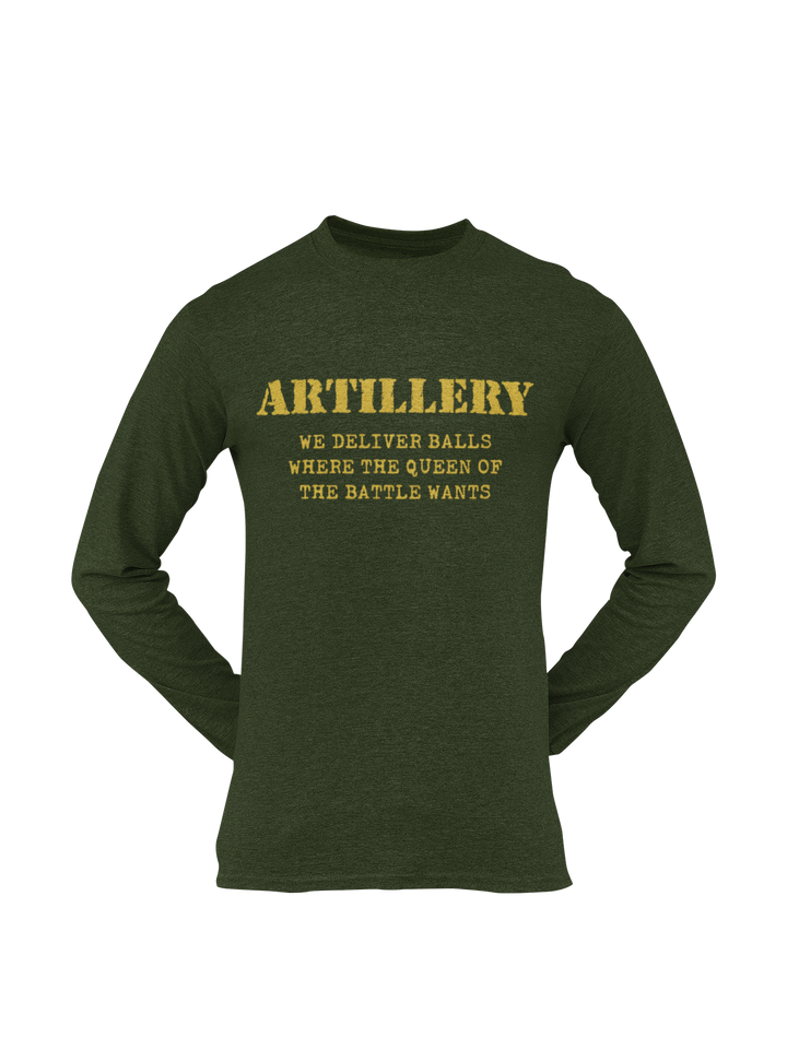 Artillery T-shirt - We Deliver Balls..... (Men)