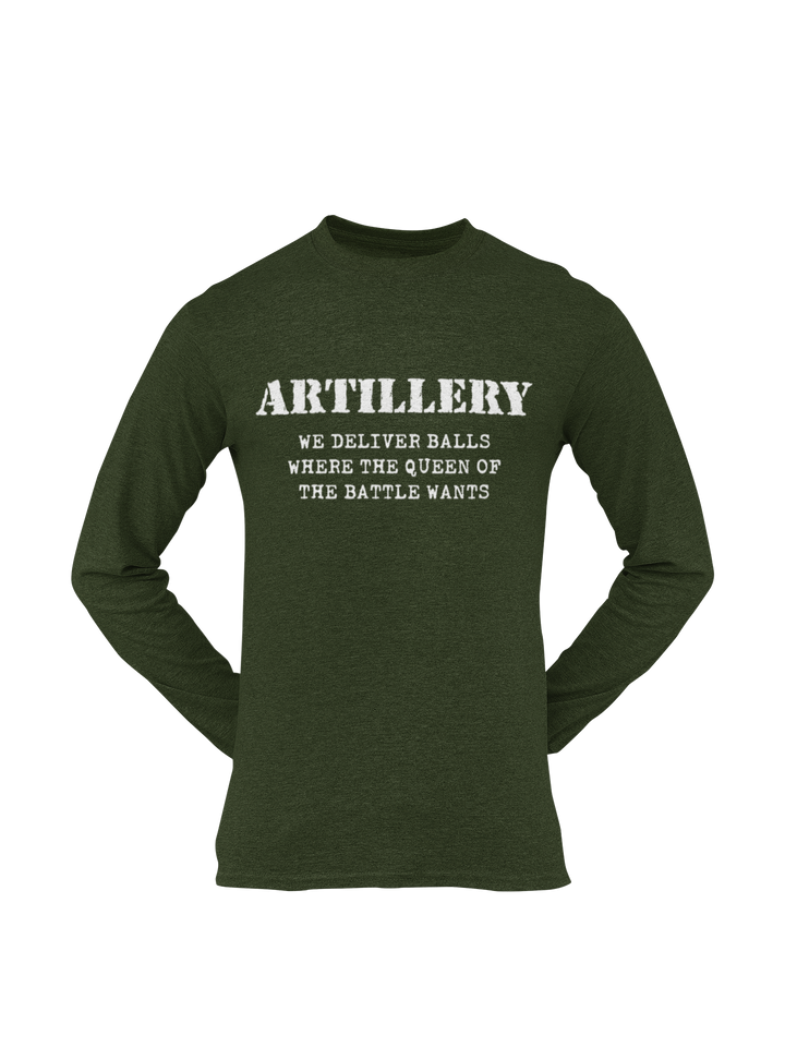 Artillery T-shirt - We Deliver Balls..... (Men)