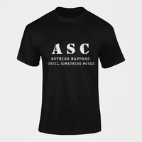 Thumbnail for ASC T-shirt - ASC, Nothing Happens Until Something Moves (Men)