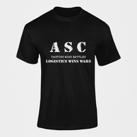 Thumbnail for ASC T-shirt - ASC, Tactics Wins Battles, Logistics Wins Wars (Men)