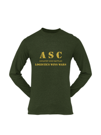 Thumbnail for ASC T-shirt - ASC, Infantry Wins Battles, Logistics Wins Wars (Men)