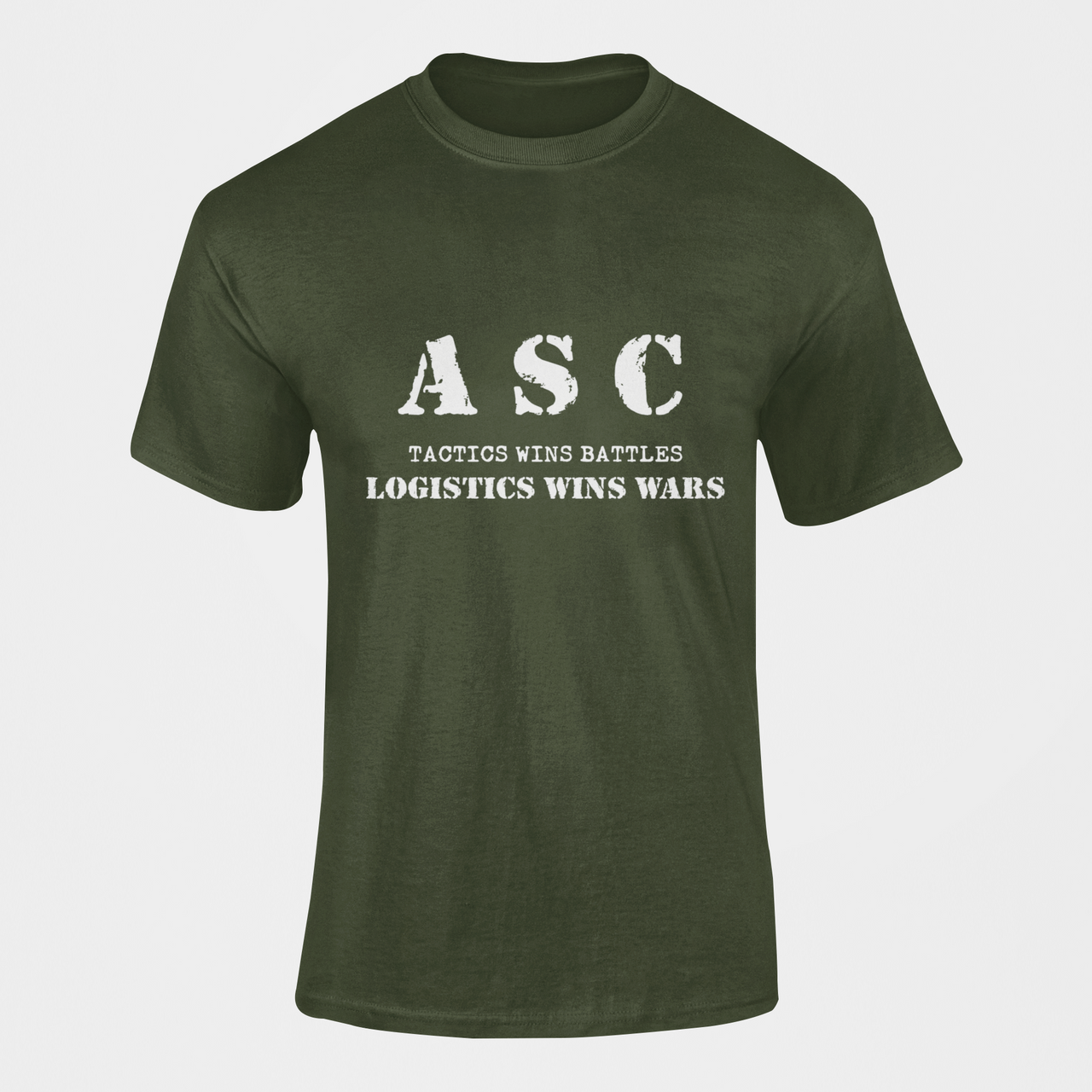 ASC T-shirt - ASC, Tactics Wins Battles, Logistics Wins Wars (Men)