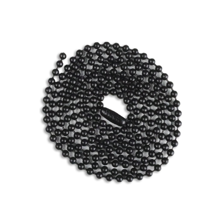 Black Dog Tag Ball Chain (Single Chain)