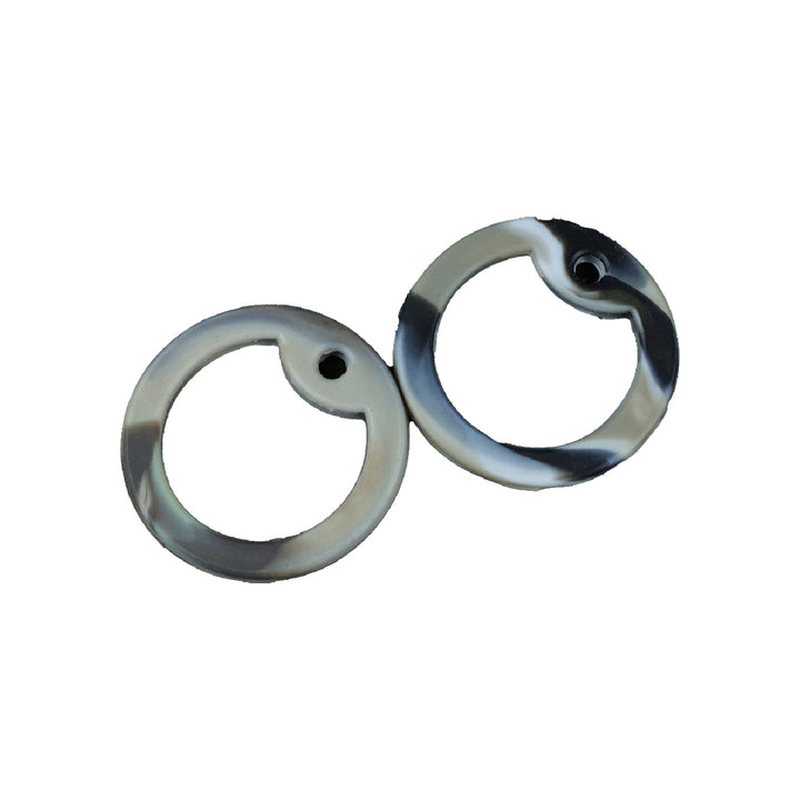 Set of 2 Camouflage Silencers for Dog Tags