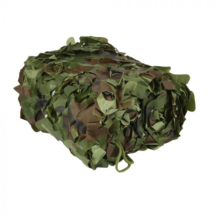 Camouflage Net - Fire Retardant - Woodland Camo