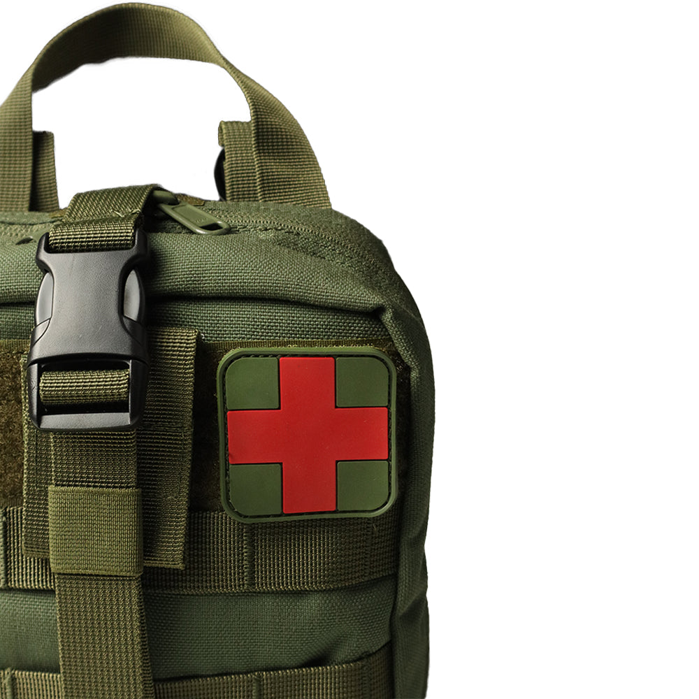 Medic Rubber Patch - Olive Green