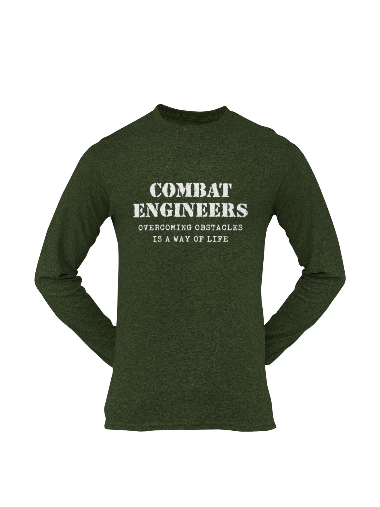 Combat Engineer T-shirt - Overcoming Obstacles..... (Men)