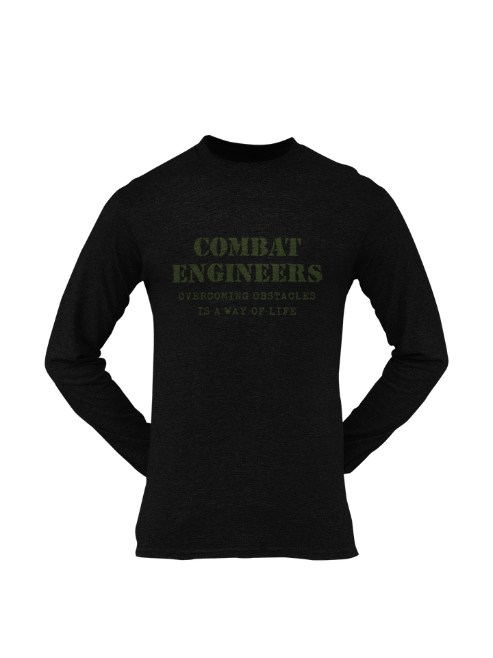 Combat Engineer T-shirt - Overcoming Obstacles..... (Men)