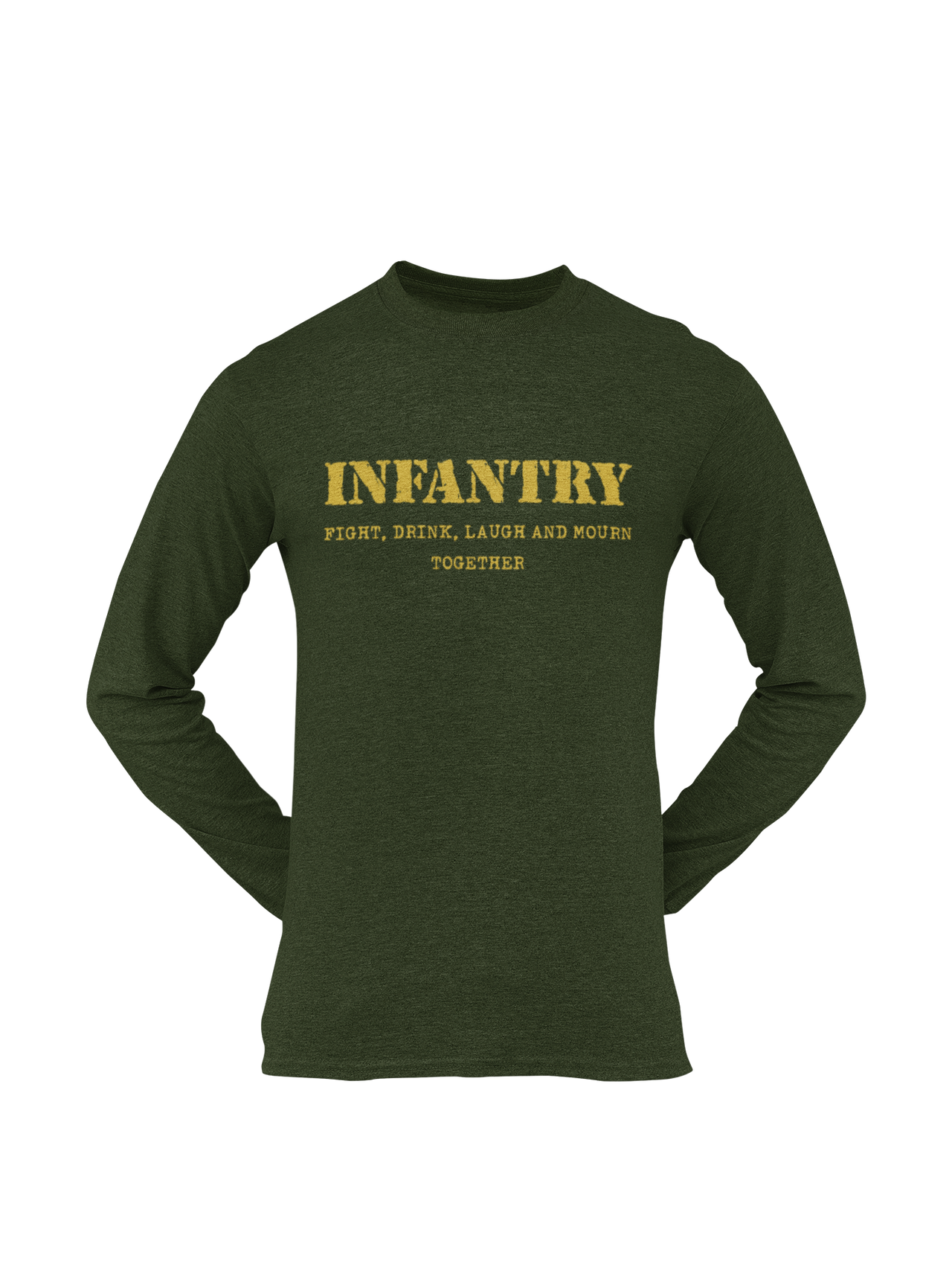 Infantry T-shirt - Fight, Drink, Laugh and Mourn Together (Men)