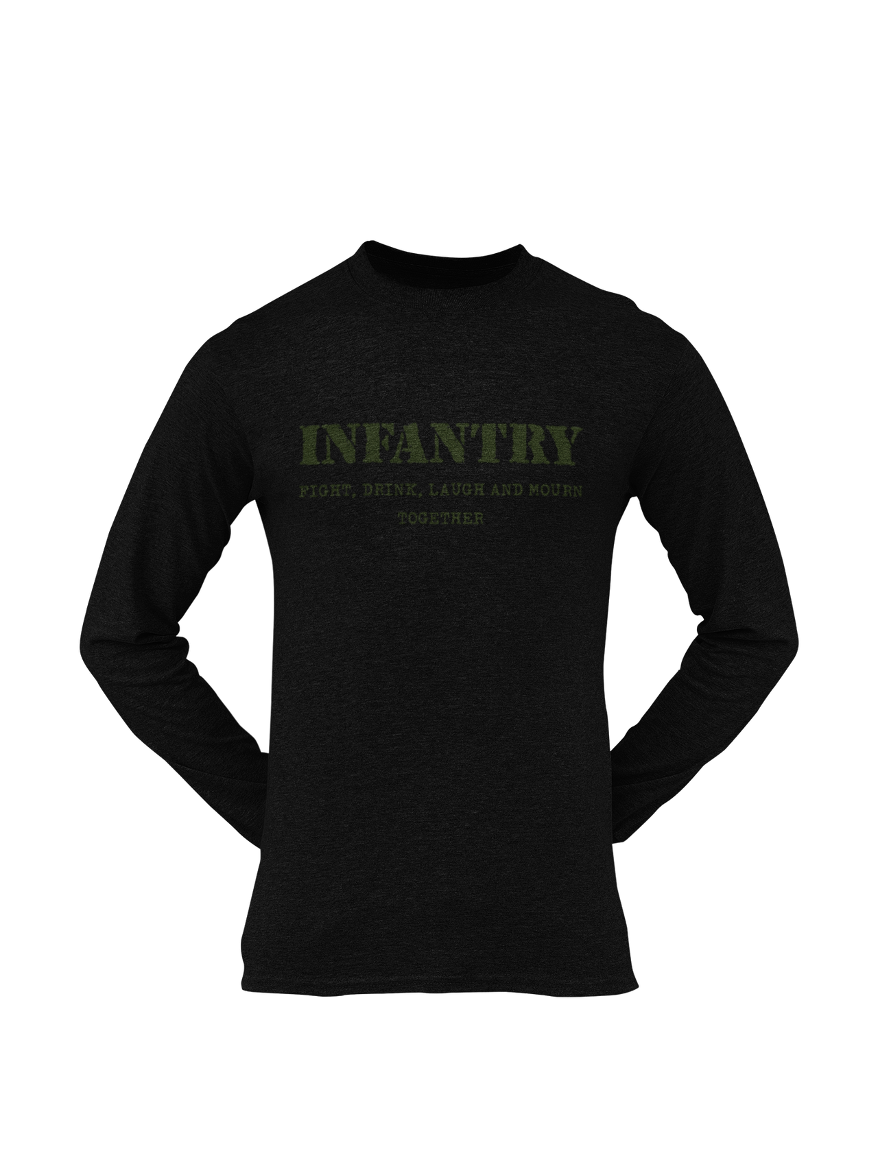 Infantry T-shirt - Fight, Drink, Laugh and Mourn Together (Men)