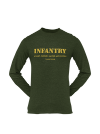 Thumbnail for Infantry T-shirt - Fight, Drink, Laugh and Mourn Together (Men)