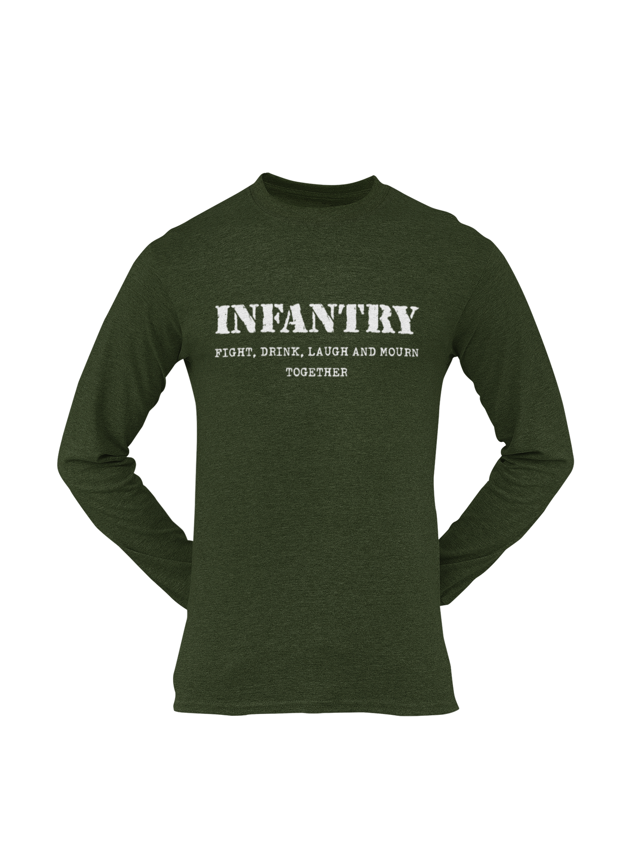 Infantry T-shirt - Fight, Drink, Laugh and Mourn Together (Men)