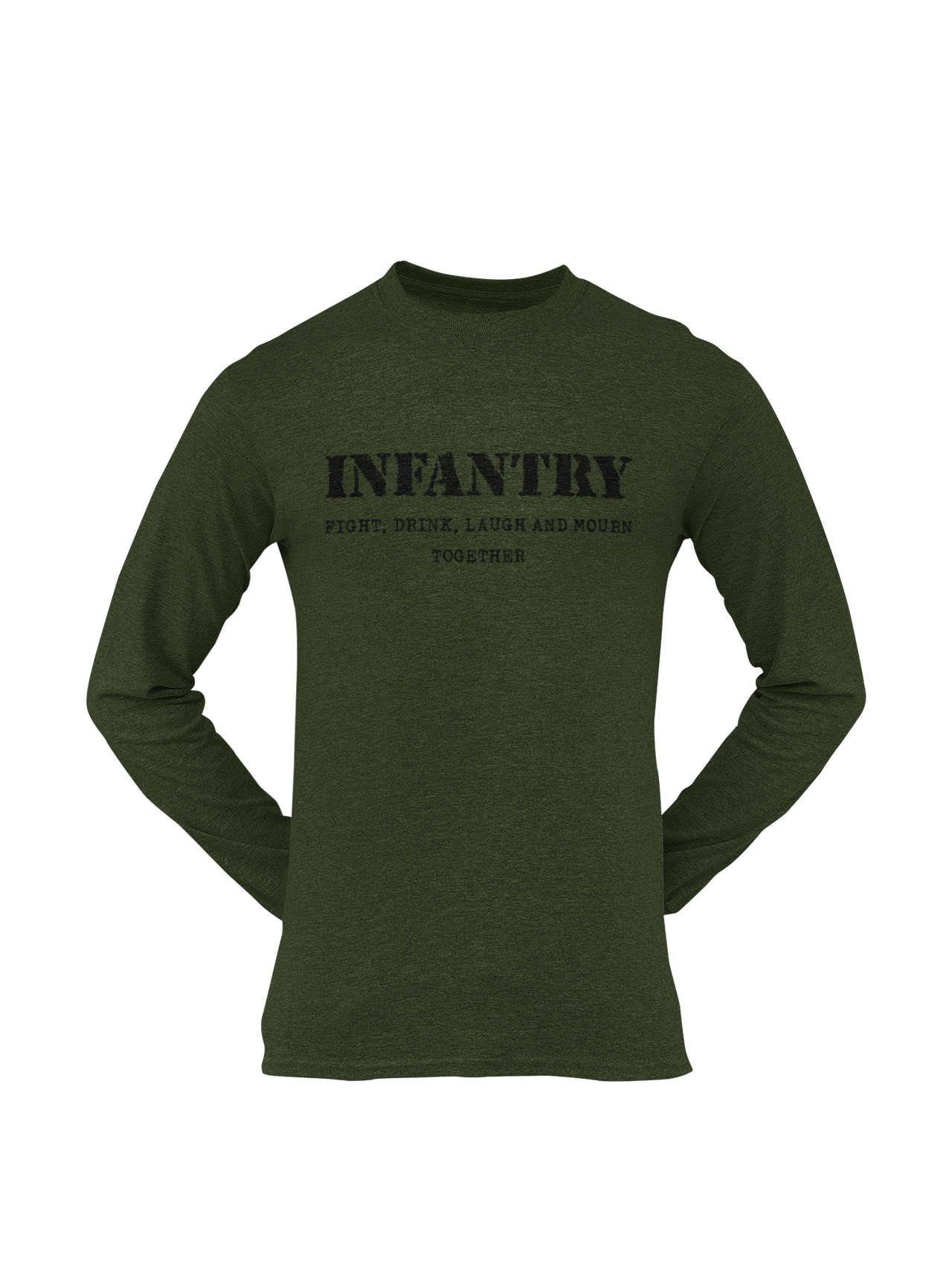 Infantry T-shirt - Fight, Drink, Laugh and Mourn Together (Men)