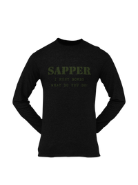 Thumbnail for Sapper T-shirt - I Hunt Bombs (Men)