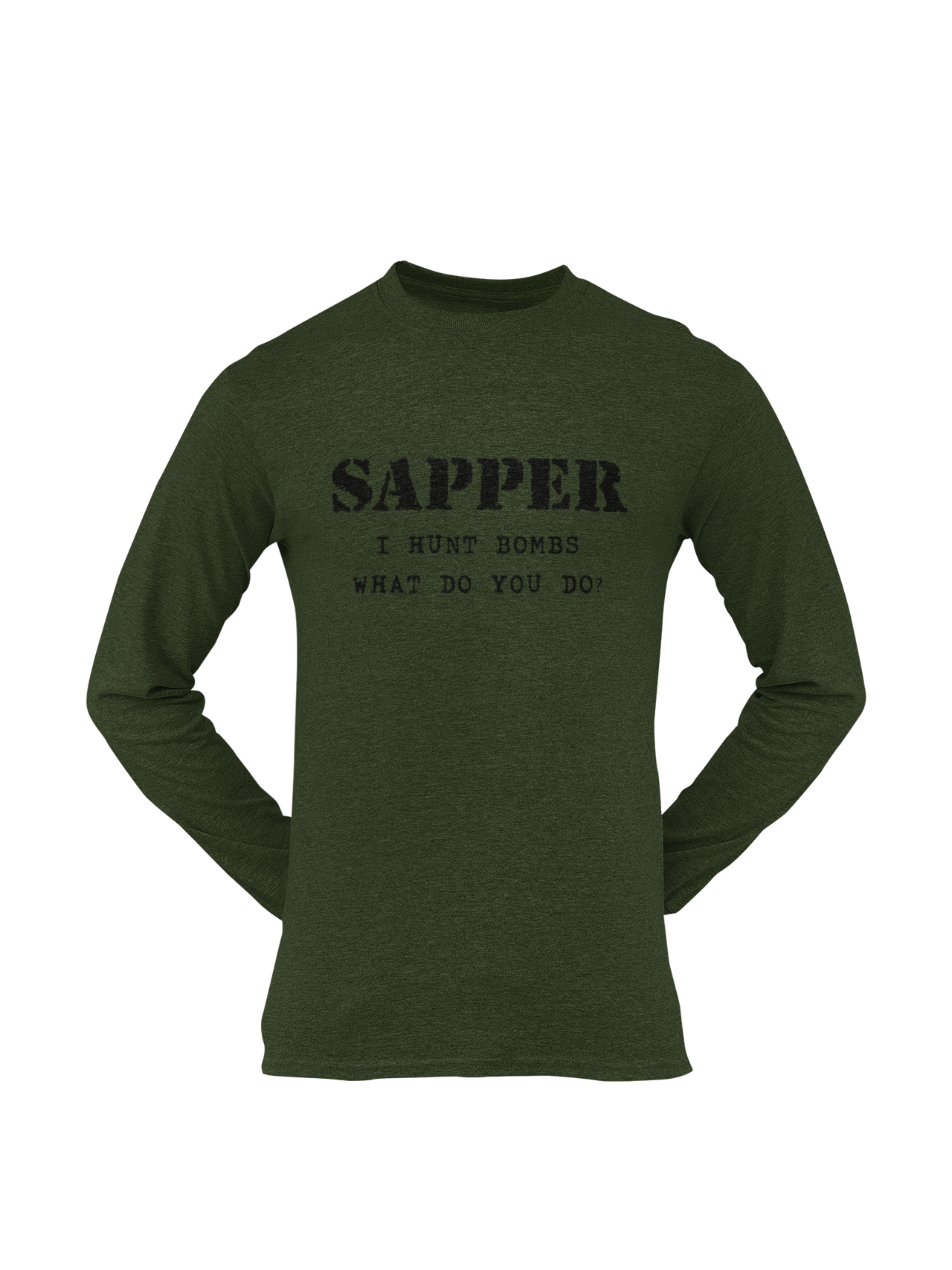 Sapper T-shirt - I Hunt Bombs (Men)