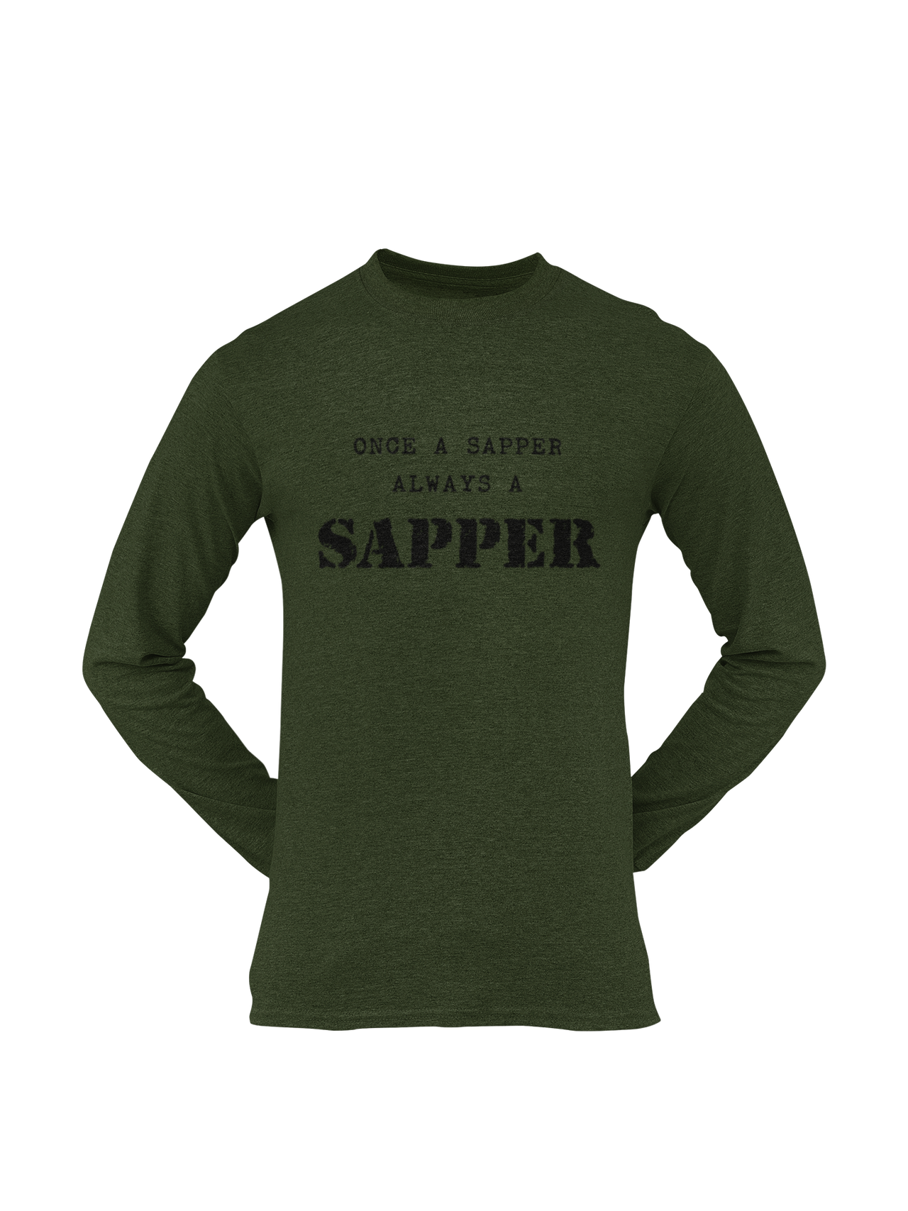 Sapper T-shirt - Once a Sapper, Always a Sapper (Men)