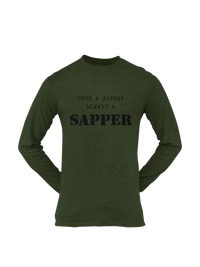 Thumbnail for Sapper T-shirt - Once a Sapper, Always a Sapper (Men)