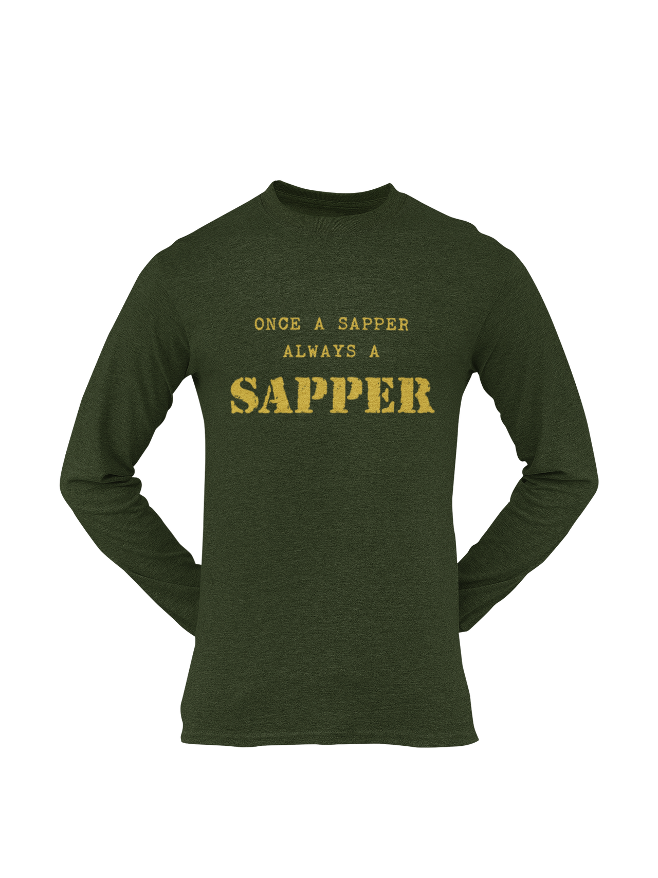 Sapper T-shirt - Once a Sapper, Always a Sapper (Men)