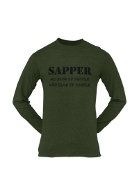 Thumbnail for Sapper T-shirt - We Blow Up People, Who Blow Up People (Men)
