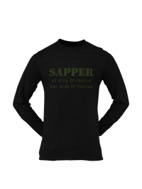 Thumbnail for Sapper T-shirt - We Blow Up People, Who Blow Up People (Men)