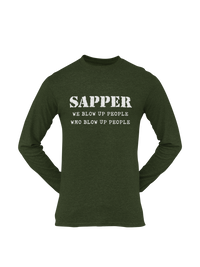 Thumbnail for Sapper T-shirt - We Blow Up People, Who Blow Up People (Men)