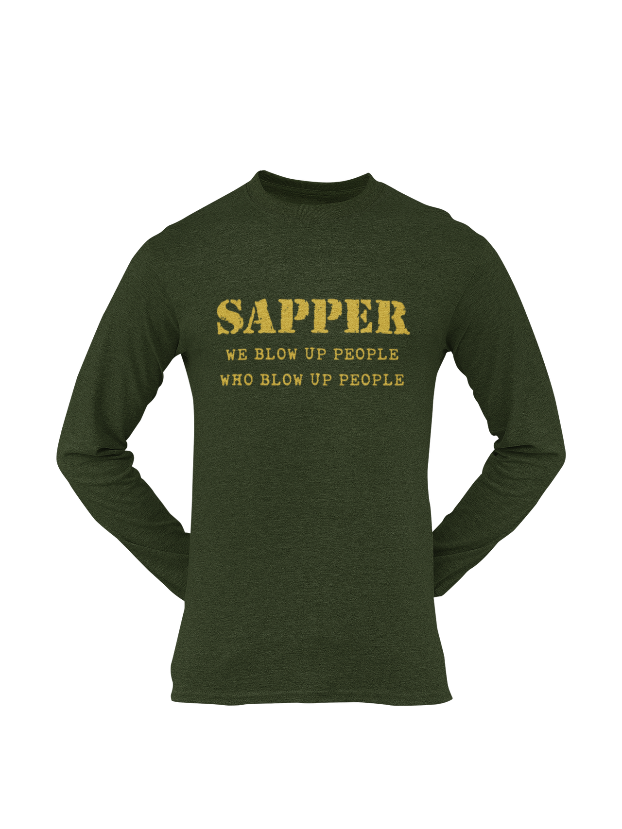 Sapper T-shirt - We Blow Up People, Who Blow Up People (Men)