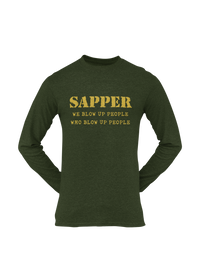 Thumbnail for Sapper T-shirt - We Blow Up People, Who Blow Up People (Men)