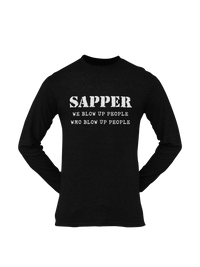 Thumbnail for Sapper T-shirt - We Blow Up People, Who Blow Up People (Men)