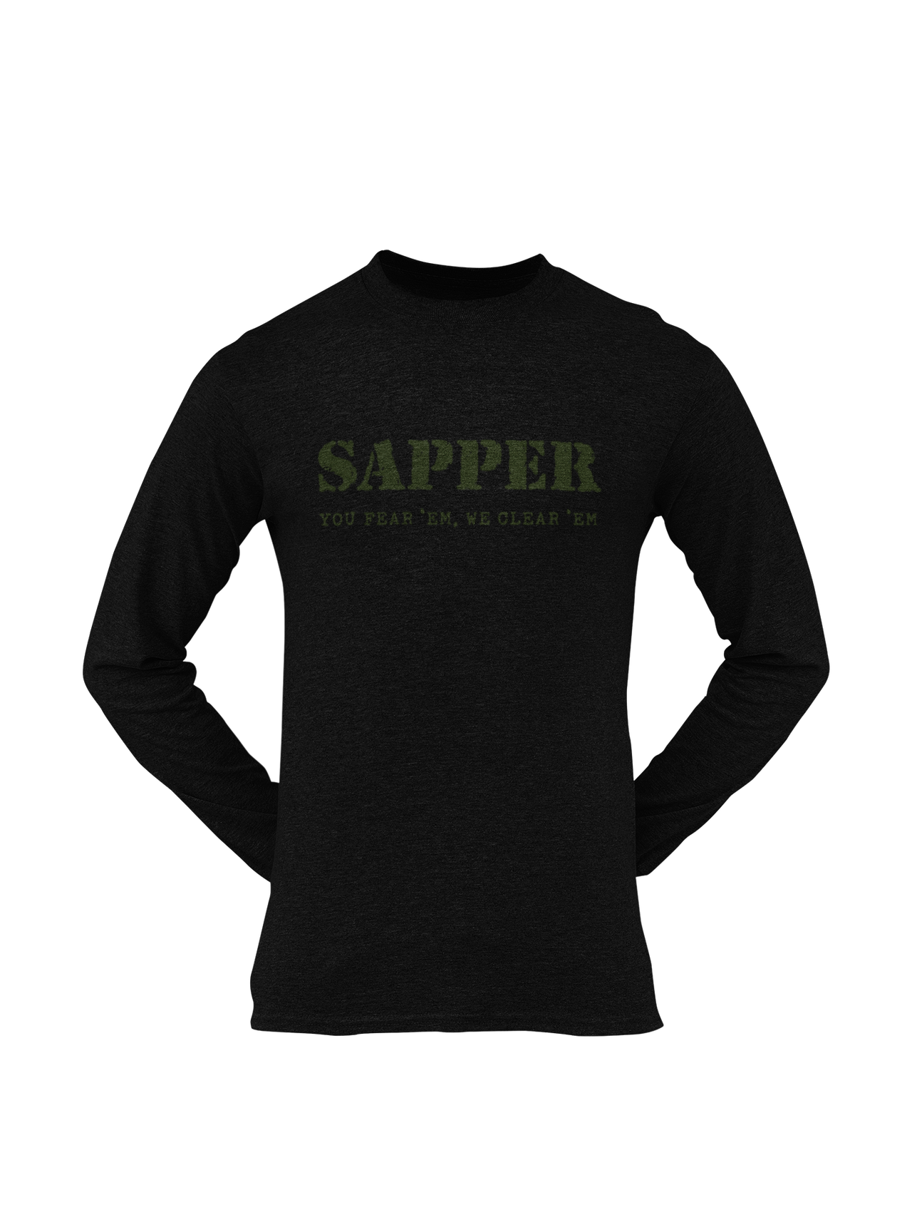 Sapper T-shirt - You Fear 'Em, We Clear 'Em (Men)