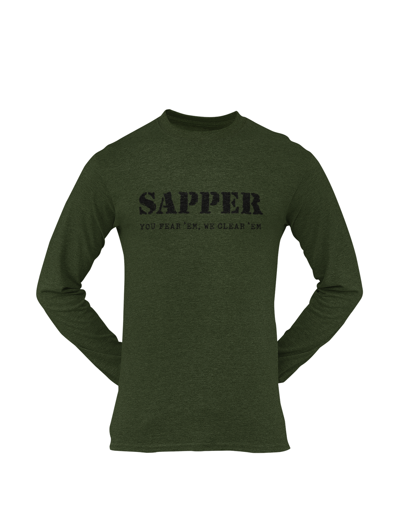 Sapper T-shirt - You Fear 'Em, We Clear 'Em (Men)