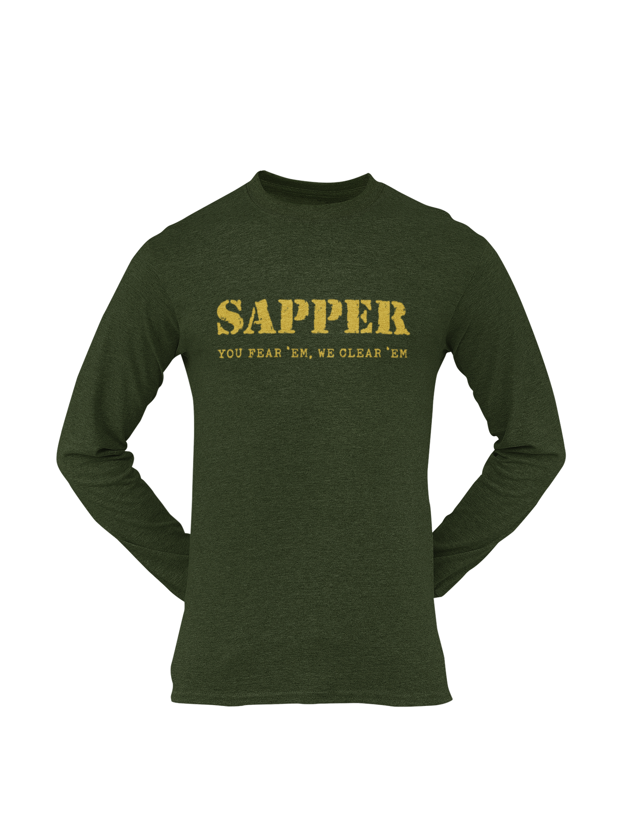 Sapper T-shirt - You Fear 'Em, We Clear 'Em (Men)