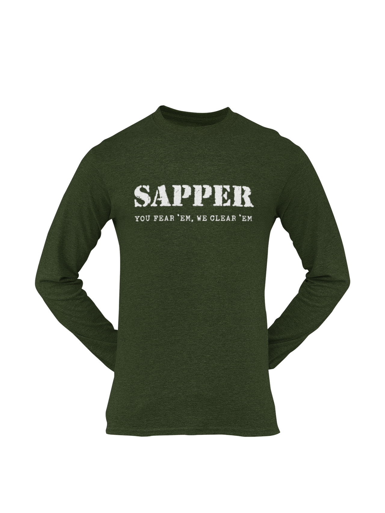 Sapper T-shirt - You Fear 'Em, We Clear 'Em (Men)