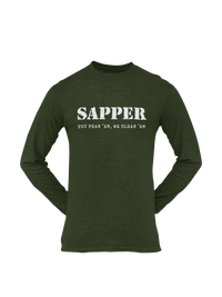 Thumbnail for Sapper T-shirt - You Fear 'Em, We Clear 'Em (Men)