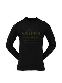 Thumbnail for Sniper T-shirt - Sniper, From a Place You Will Not See..... (Men)