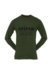 Thumbnail for Sniper T-shirt - Sniper, If You Heard The Shot..... (Men)