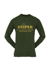 Thumbnail for Sniper T-shirt - Sniper, No Warning, No Remorse..... (Men)