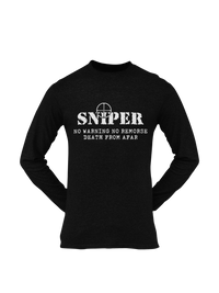 Thumbnail for Sniper T-shirt - Sniper, No Warning, No Remorse..... (Men)