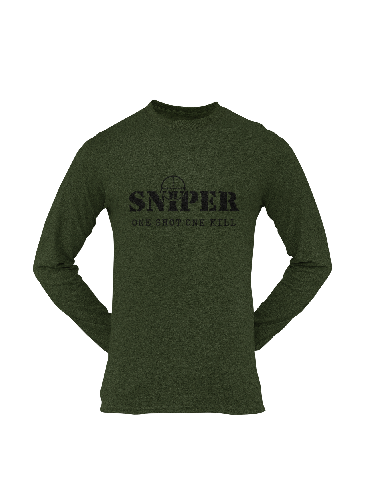 Sniper T-shirt - Sniper, One Shot, One Kill (Men)