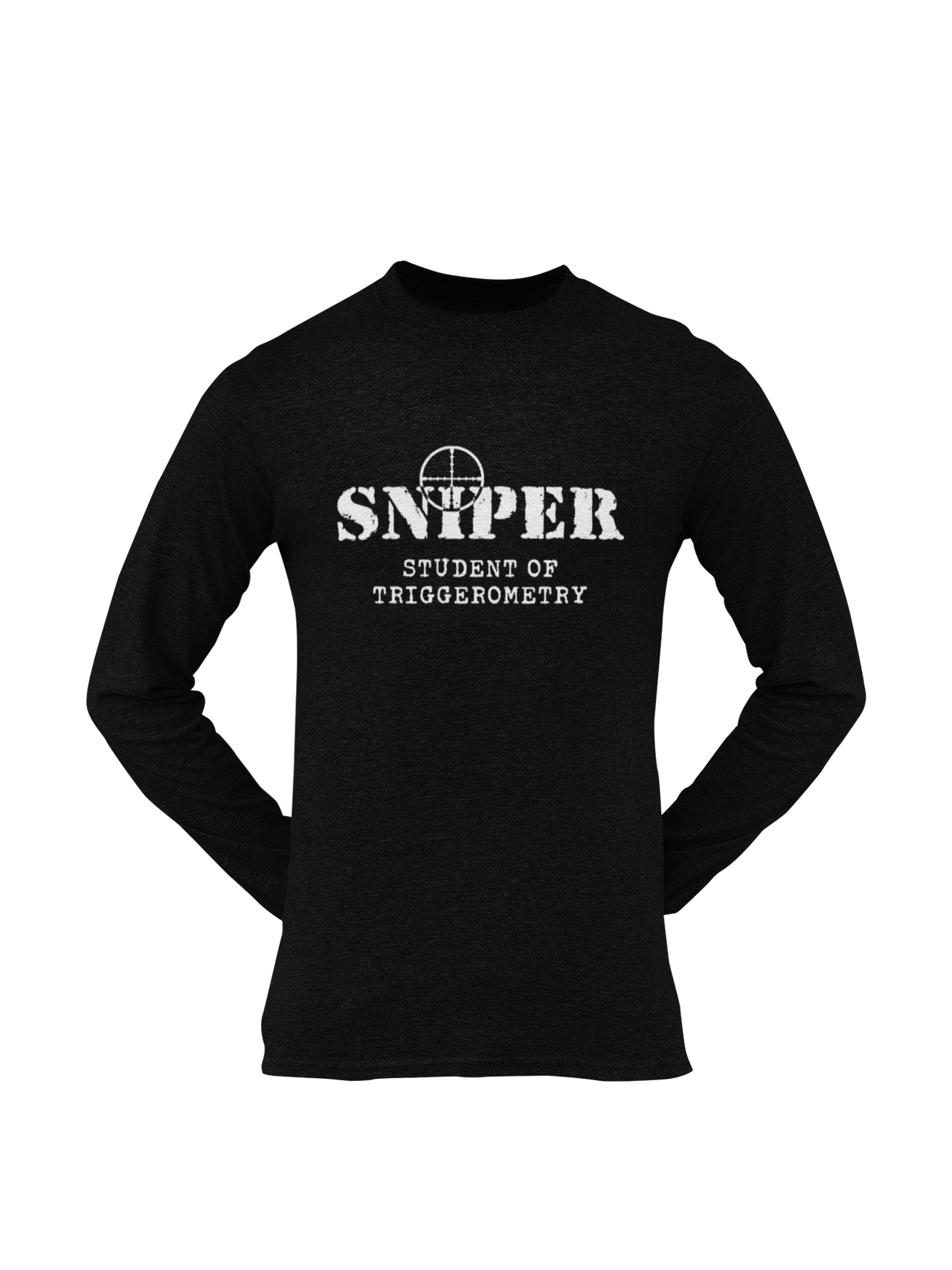 Sniper T-shirt - Sniper, Student of Triggerometry (Men)