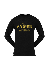 Thumbnail for Sniper T-shirt - Sniper, Student of Triggerometry (Men)