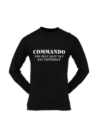 Thumbnail for Commando T-shirt - Commando - The Only Easy Day Was Yesterday (Men)