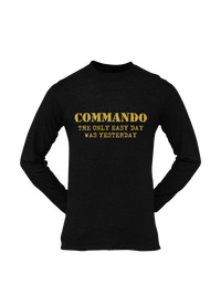 Thumbnail for Commando T-shirt - Commando - The Only Easy Day Was Yesterday (Men)