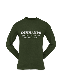 Thumbnail for Commando T-shirt - Commando - The Only Easy Day Was Yesterday (Men)