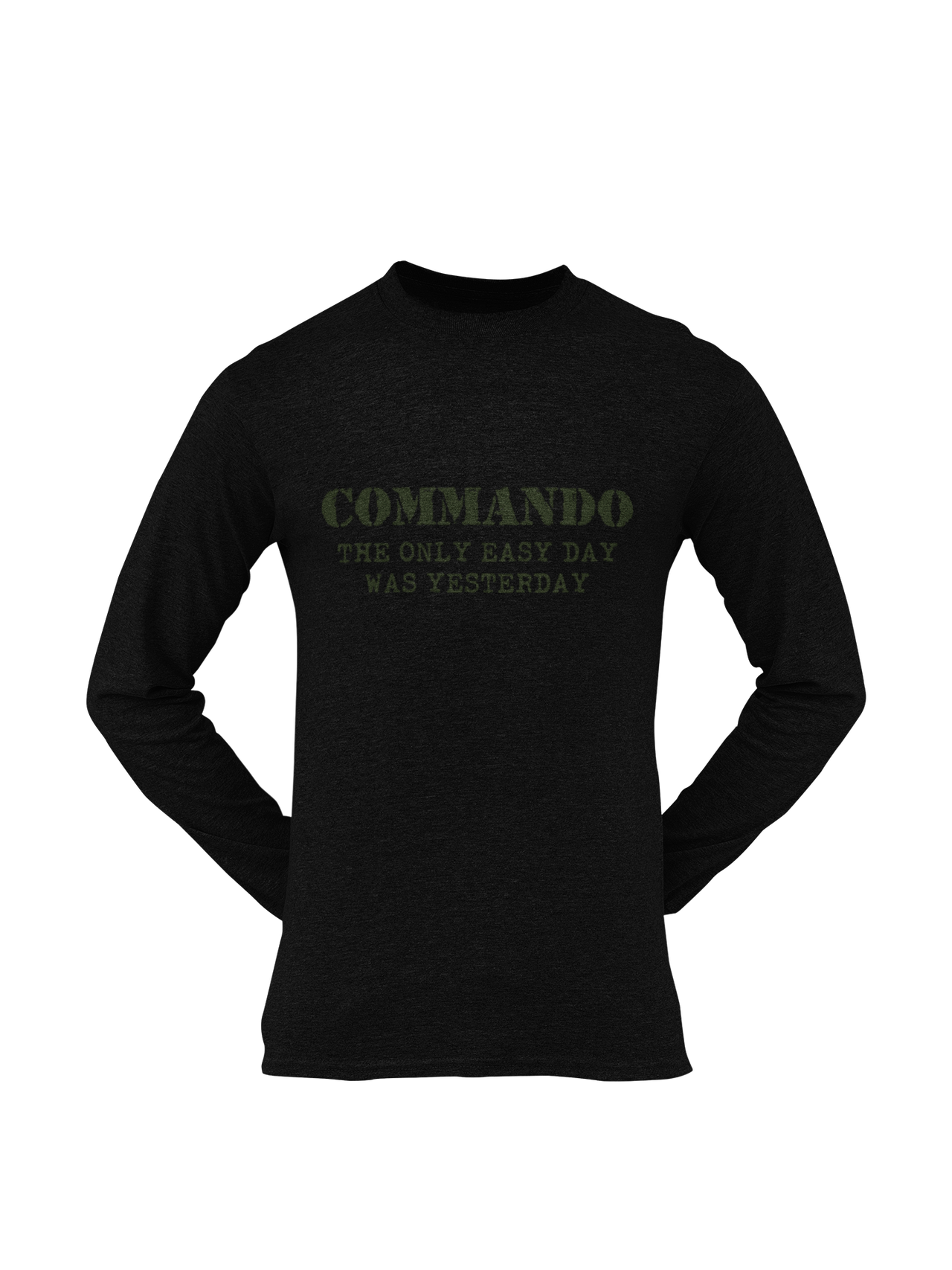 Commando T-shirt - Commando - The Only Easy Day Was Yesterday (Men)