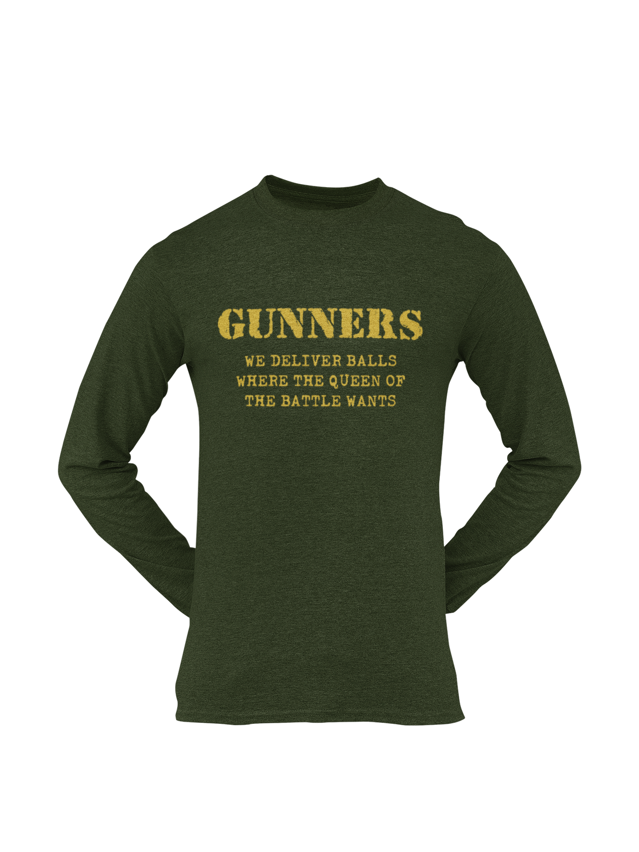 Gunner T-shirt - We Deliver Balls..... (Men)