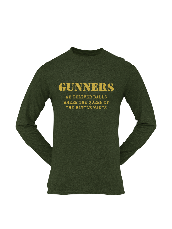 Gunner T-shirt - We Deliver Balls..... (Men)