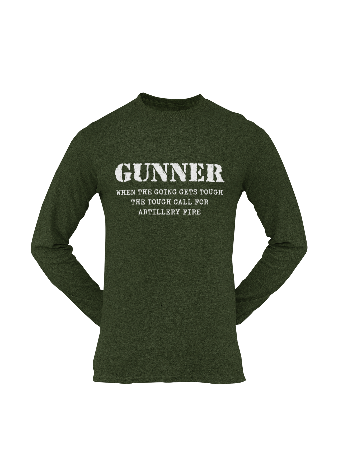 Gunner T-shirt - When the Going Gets Tough..... (Men)