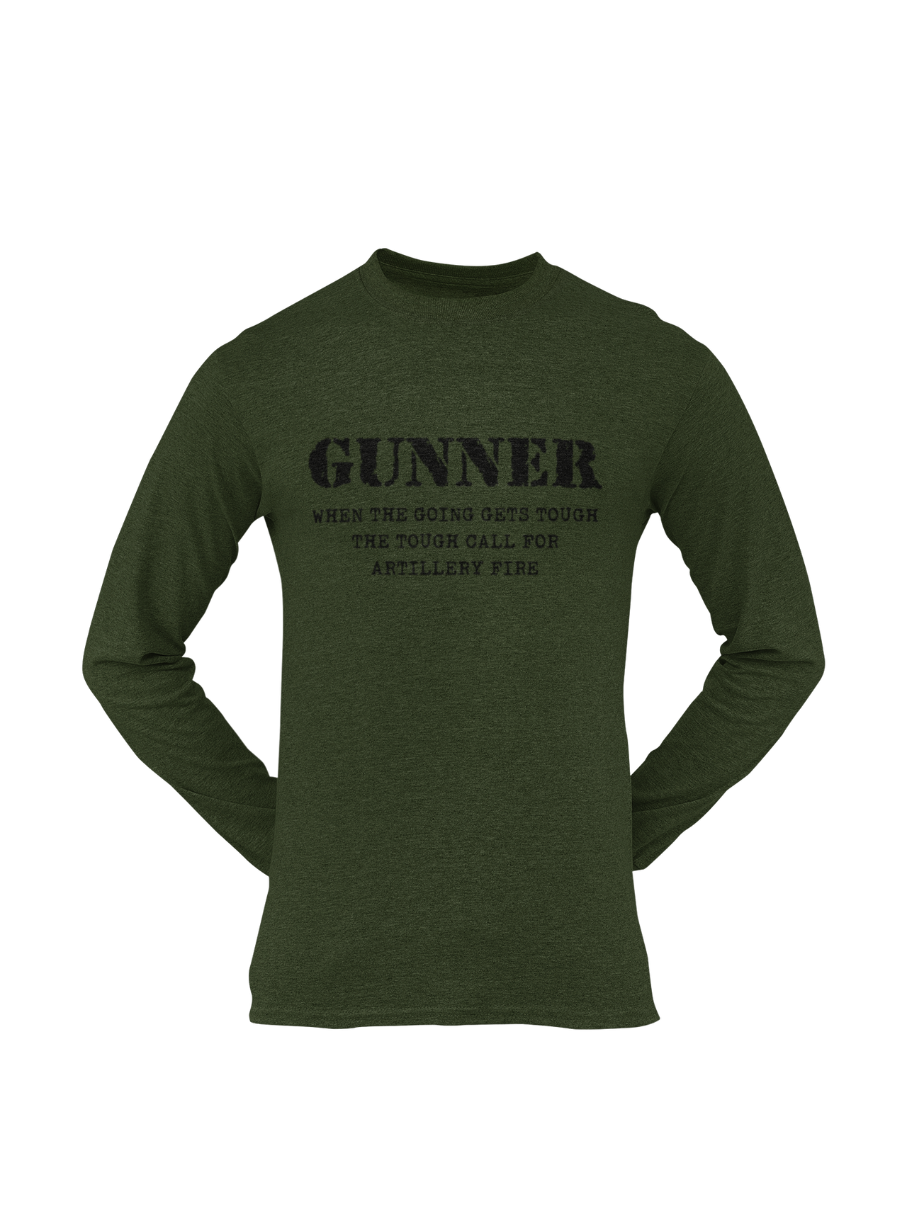 Gunner T-shirt - When the Going Gets Tough..... (Men)