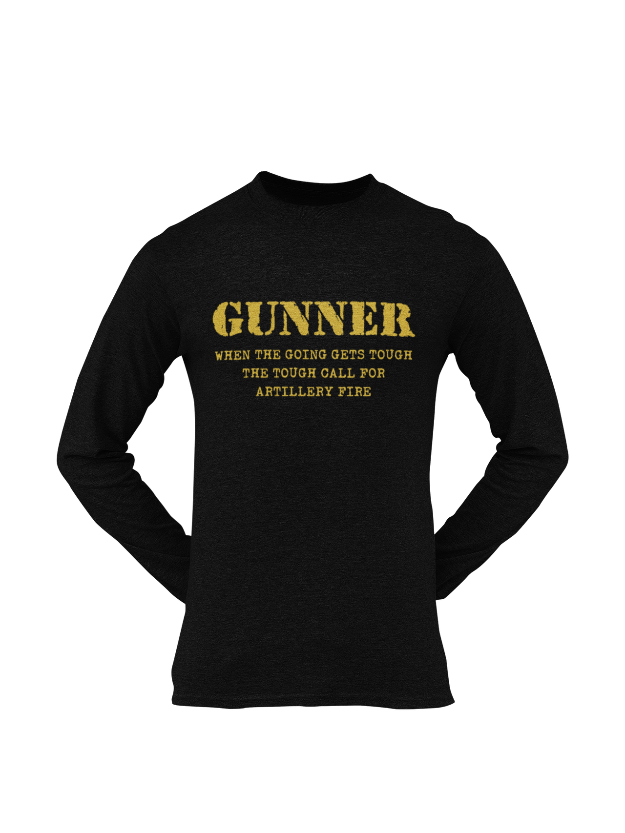 Gunner T-shirt - When the Going Gets Tough..... (Men)