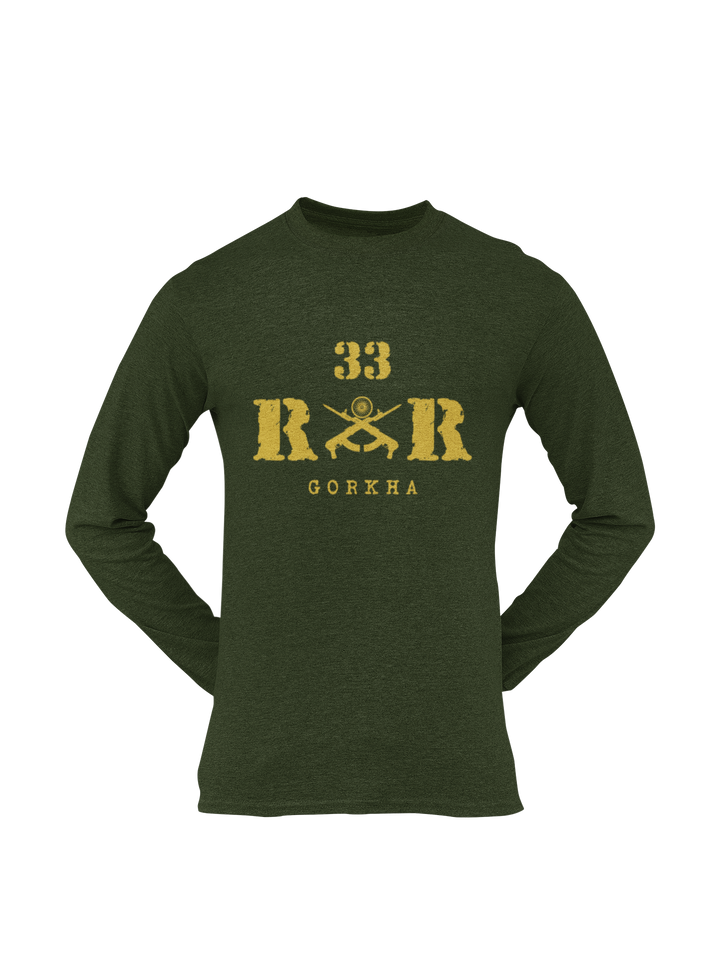 Rashtriya Rifles T-shirt - 33 RR Gorkha (Men)